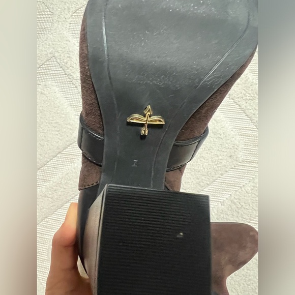 Sold Pour La Victoire Bionda Suede/Leather Caged Boots - Picture 10 of 13